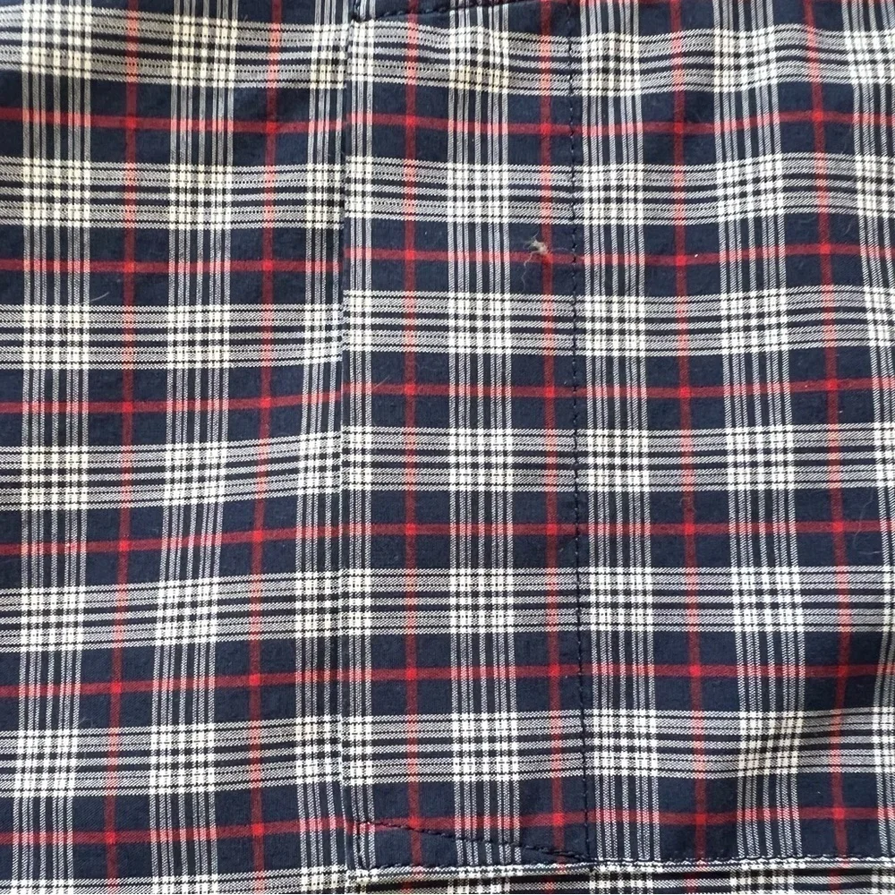 Banana Republic Button Down Plaid Shirt red, white, & blue Size L Men